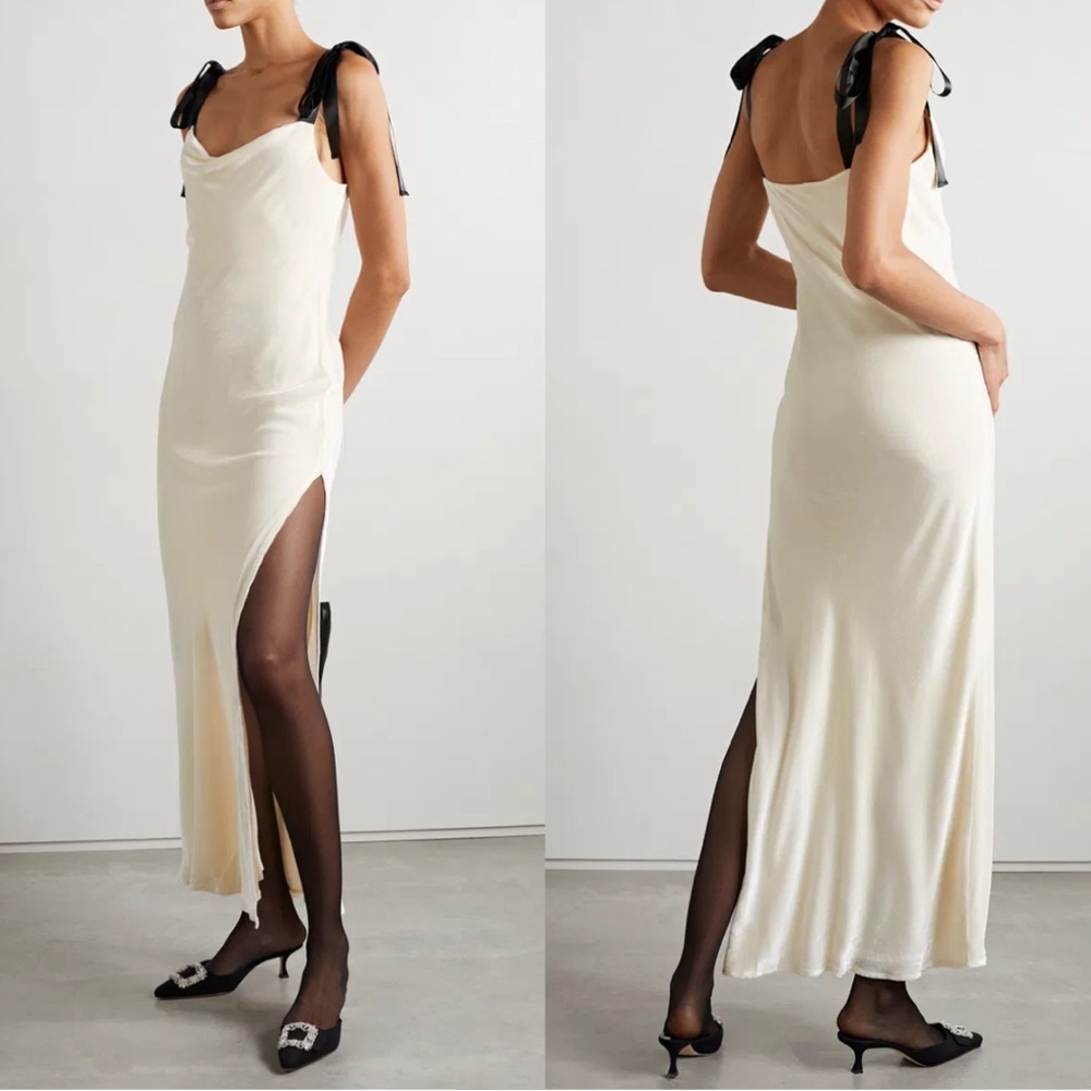 NWT Reformation Nya Velvet Maxi Dress Size Medium‎